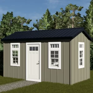 16x08 craftsman boardandbatten matching+trim elev+a+ +slate+gray 1920w